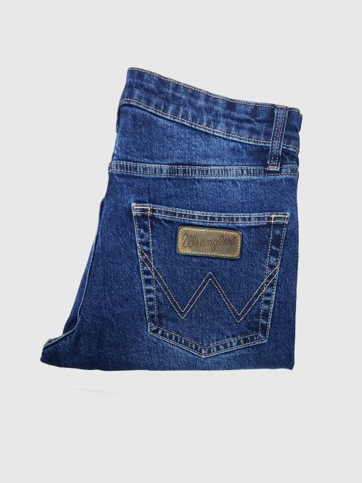 Wrangler 030 mid blue jeans - Image 3